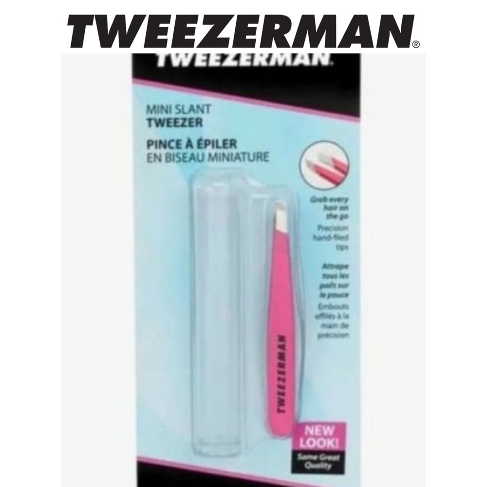 Tweezerman Pink Mini Slant Tweezers